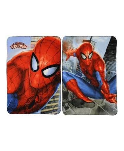 Spiderman fleece deken