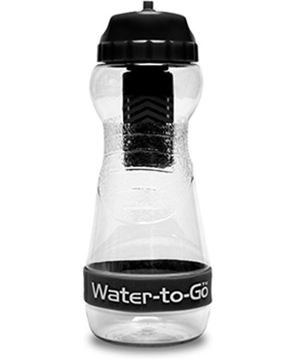 Water-to-Go 50cl fles zwart
