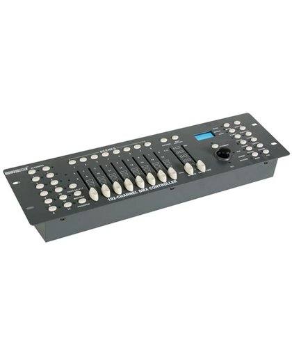 HQ Power 192-channel DMX controller with joystick Bedraad Drukknopen Zwart, Grijs afstandsbediening