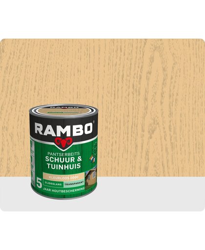 Rambo Schuur & Tuinhuis pantserbeits zijdeglans transparant kleurloos 0000 750 ml