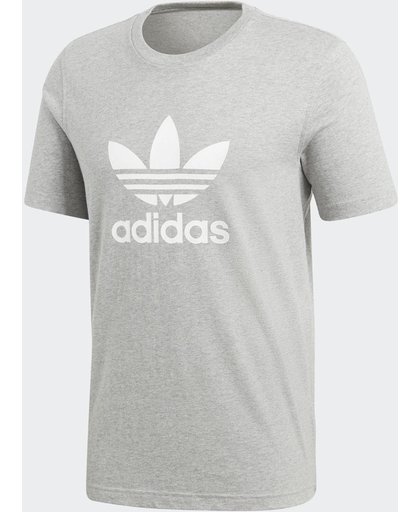 adidas Trefoil T-Shirt Originals Sportshirt Heren - Medium Grey Heather