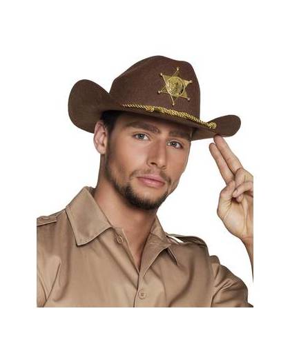 Cowboyhoed sheriff