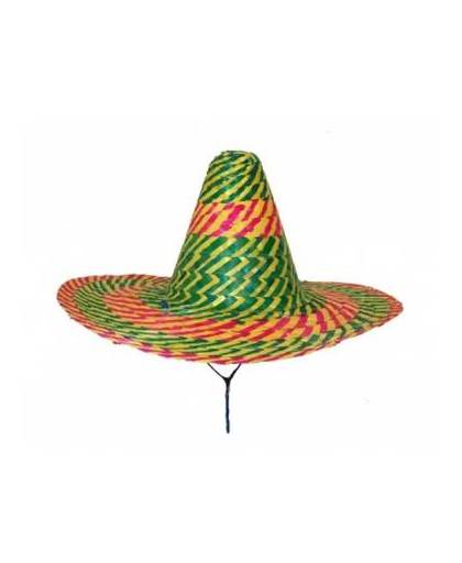 Sombrero gekleurd 50cm