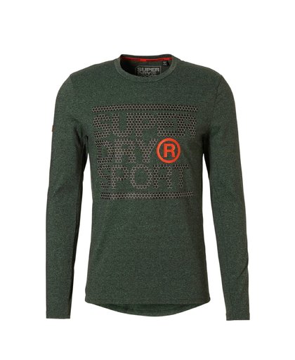 Superdry Core Long Sleeve Graphic T-Shirt Green