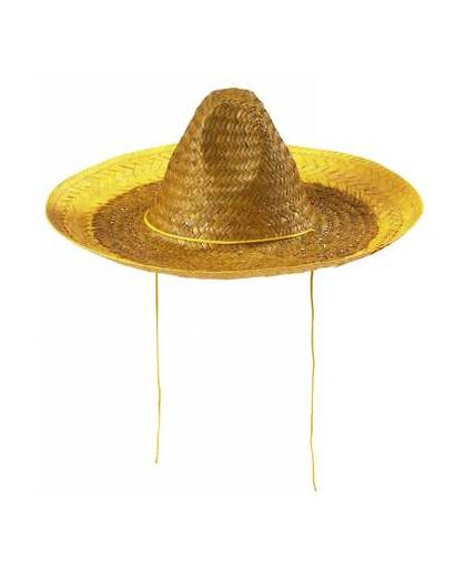 Sombrero geel 48cm