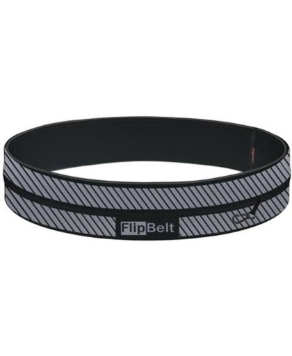 Flipbelt Reflective - Running belt - Zwart - Maat S