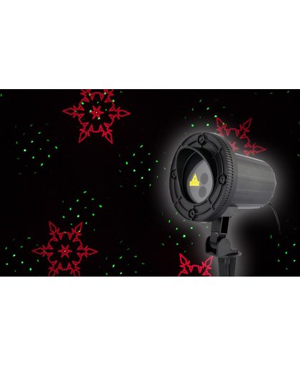 AmazerLaser! Laser spot rode/groene sterren/sneeuwvlokken