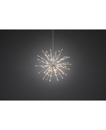 Konstsmide 2896 - Kerstdecoratie - 120 lamps LED staaf lichtbol wit - 40 cm - 24V - voor buiten - warmwit