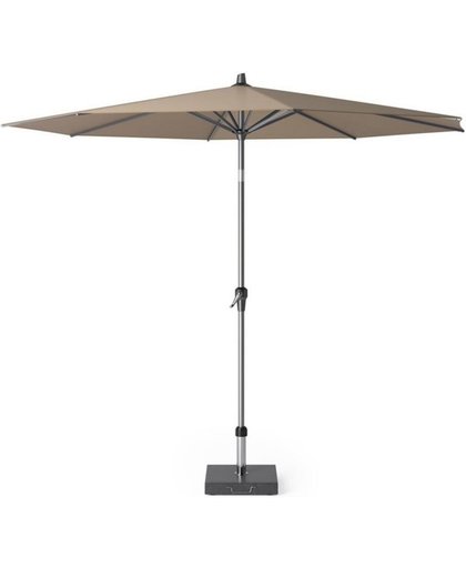 Riva parasol \xd8 300 cm taupe met kniksysteem