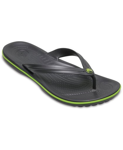 Crocs Crocband Flip slippers Slippers - Maat 45/46 - Unisex - grijs/groen