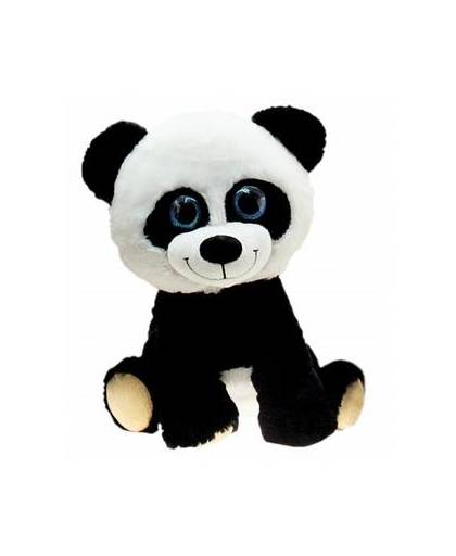 Pandabeer knuffel zittend 30 cm