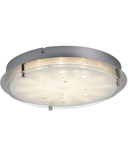 Brilliant SALVIA Plafondlamp 1x12W Chroom Wit LED G94231/75