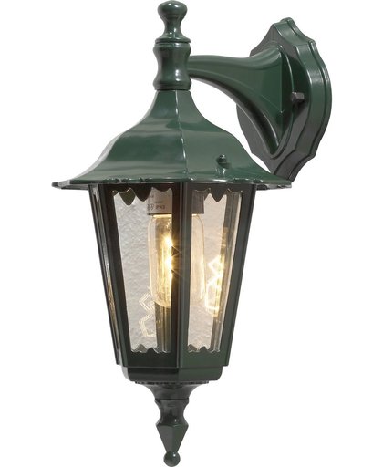Konstsmide Firenze - Wandlamp neerwaarts 39cm - 230V - E27 - groen