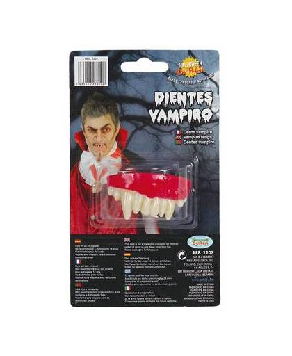 Vampier tanden bovengebit met lijm