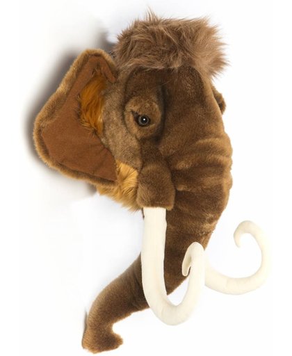Wild&Soft- Wanddecoratie dierenkop pluche mammoet Arthur