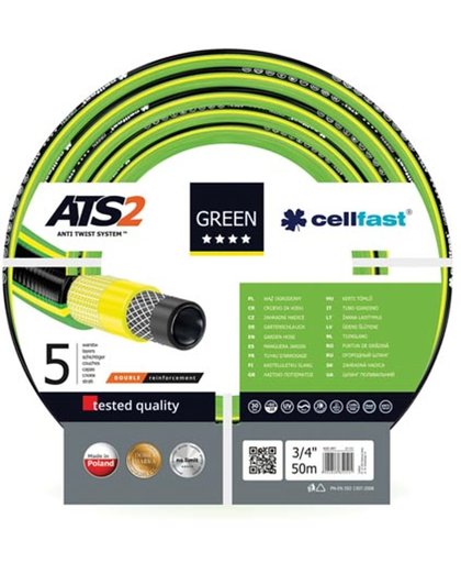 CELLFAST - TUINSLANG - GREEN ATS2\u2122 - 3/4" - 50 m