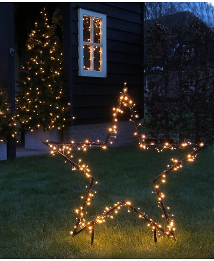 Verlichte ster voor in de tuin 135 cm - 350 LED lampjes