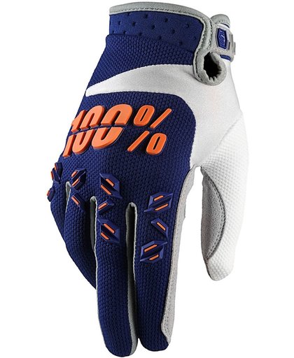 100% Handschoenen Airmatic Navy/Orange-S