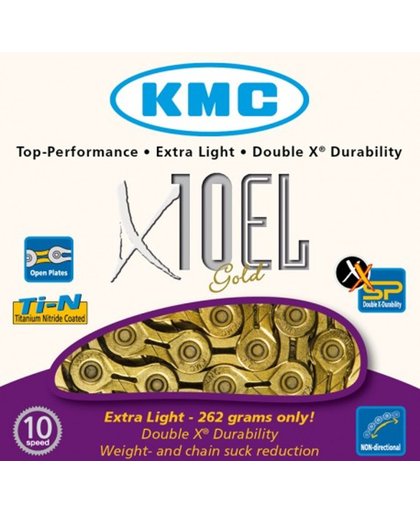 KMC X10 EL - Fietsketting - 10 Spd. - 114 schakels