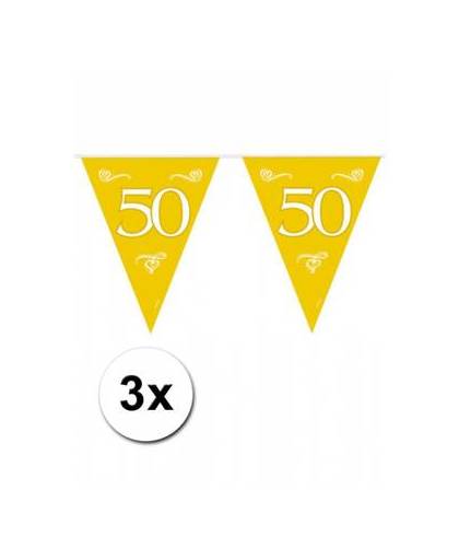 3x jubileum vlaggenlijn 50 jaar
