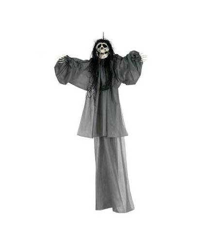 Halloween pop skelet grijs 120cm