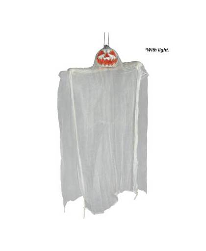 Halloween pop pompoen met licht 105cm