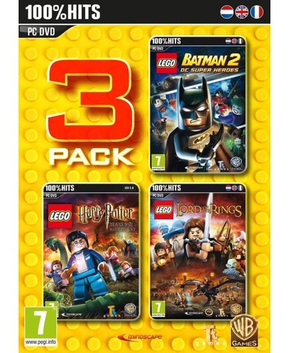 Lego 3 Pack (Batman 2/Harry Potter 5-7/Lord of the Rings)