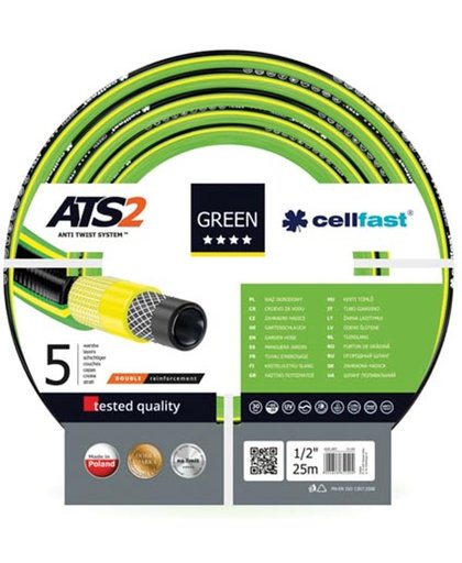 CELLFAST - TUINSLANG - GREEN ATS2\u2122 - 1/2" - 25 m