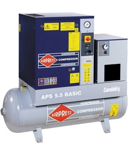 AIRPRESS 400V schroefcompressor combi dry APS 5.5 basic