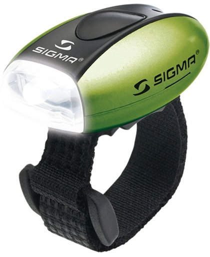 Sigma Micro Led Fiets Koplamp - Batterij - Groen