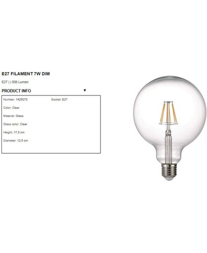 Nordlux FILAMENT - Losse lamp - LED Dimbaar