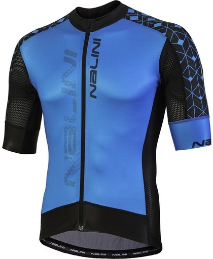 Nalini Velocita Fietsshirt - Heren - Maat XL - Blauw/Zwart