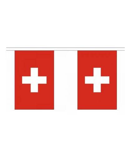Luxe zwitserland vlaggenlijn 9 m