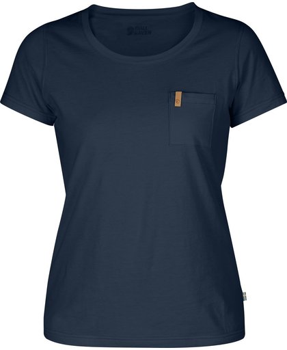 Fjallraven Ovik T-shirt Women - dames - T-shirt - maat L - blauw