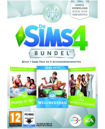 De Sims 4 Add-On Bundel Pack (welness, luxe, patio) (code in a box)
