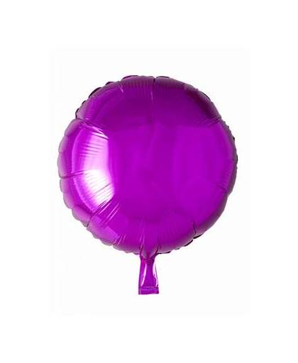 Helium ballon rond fuchsia 46cm leeg