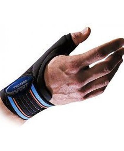 Sport Duimbandage / Polsbandage - Medium (polsomvang 16 - 17,5 cm) - Zwart - Links en rechts te dragen