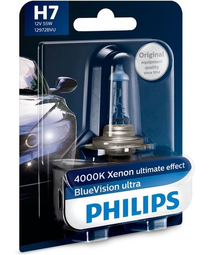 Philips BlueVision ultra koplamp auto 12972BVUB1 autolamp