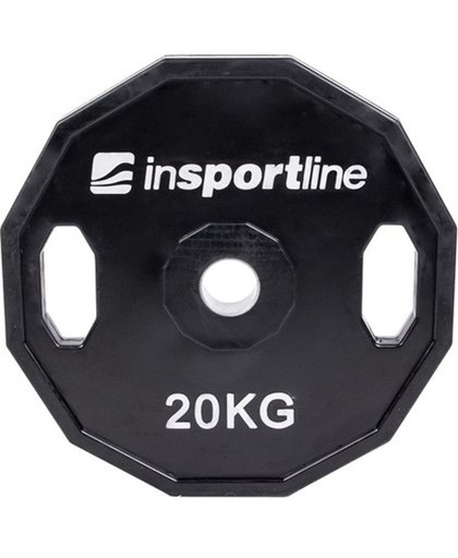 Olympische Halterschijf 50 mm - Insportline - Ruberton 20 kg