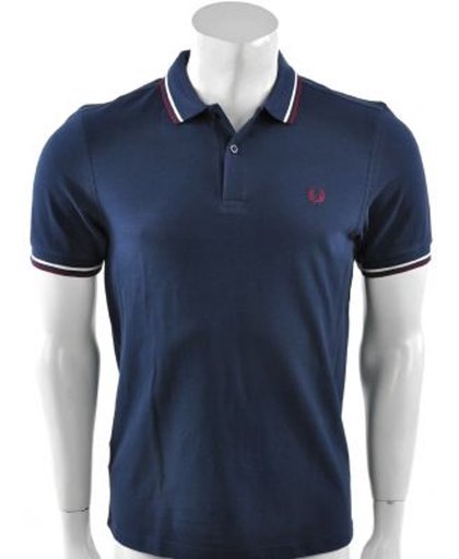 Fred Perry - Twin Tipped Shirt - Heren - maat M