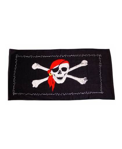 Piraten strandlaken 75 x 150 cm