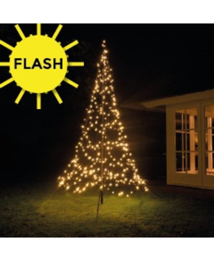 Fairybell kerstboom 360 lampjes warm wit met twinkel effectLED H300cm incl. mast