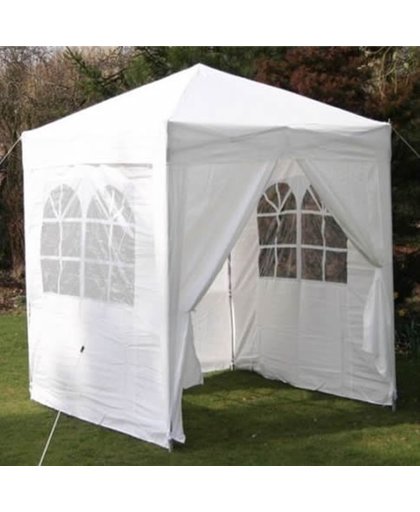 Easy Up Partytent - 2x2 Wit | Kleine Partytent