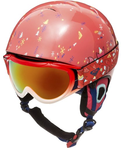 Roxy Misty Helmet and Goggle Girls  Skihelm - UnisexKinderen  - rood/roze/paars