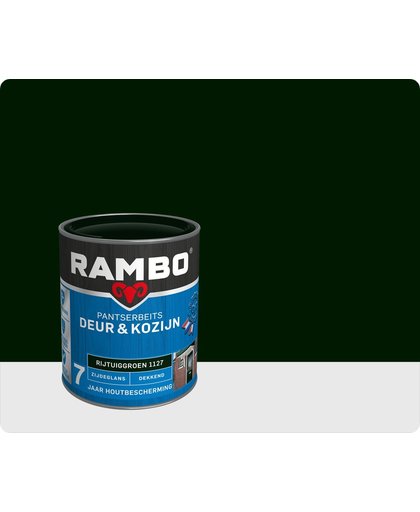 Rambo Deur & Kozijn pantserbeits zijdeglans dekkend rijtuig groen 1127 750 ml