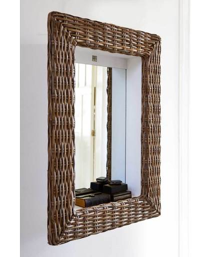 Rivièra Maison Rustic Rattan Shadow Mirror - Spiegel - 62 x 86 cm - Rattan
