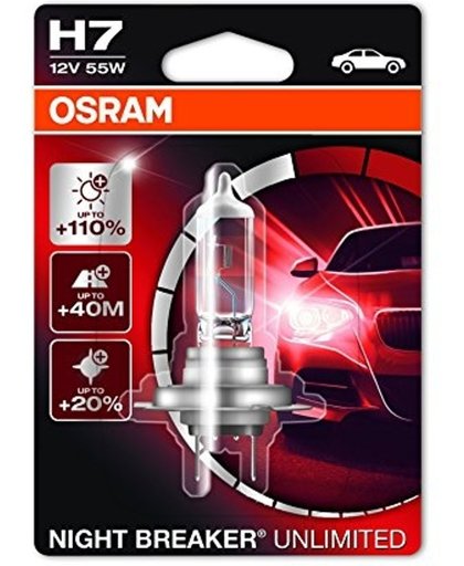 Osram Night Breaker Unlimited H7 Blister 1 Lamp