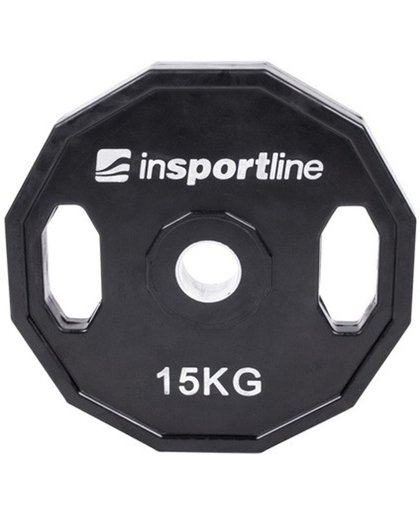 Olympische Halterschijf 50 mm - Insportline - Ruberton 15 kg