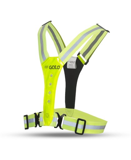 Gato Sports LED Safer Sport vest - Geel - Onesize