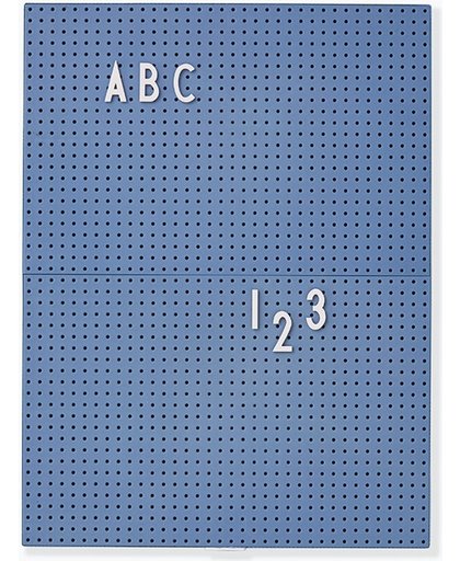 Design Letters letterbord A4 blue